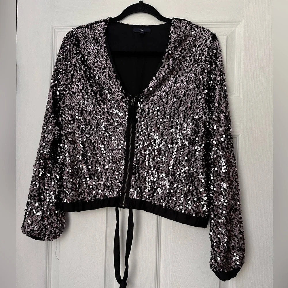 Gap Sequin Jacket, Medium - image 1